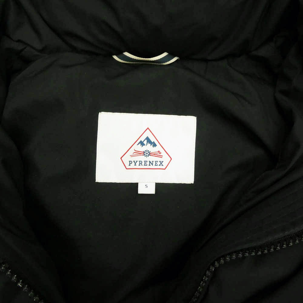 Pyrenex ピレネックス 21AW HMQ006P SPOUTNIC MINI RIPSTOP スプートニック ミニ リップストップ ダブルジップ フード着脱可 ダウン ジャケット ブラック系 S【中古】