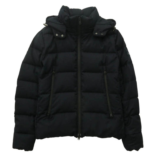 TATRAS タトラス 20AW MTKE20A4148 AGORDO アゴルド フード着脱可 ウール ダウン ジャケット ブラック系 02【中古】
