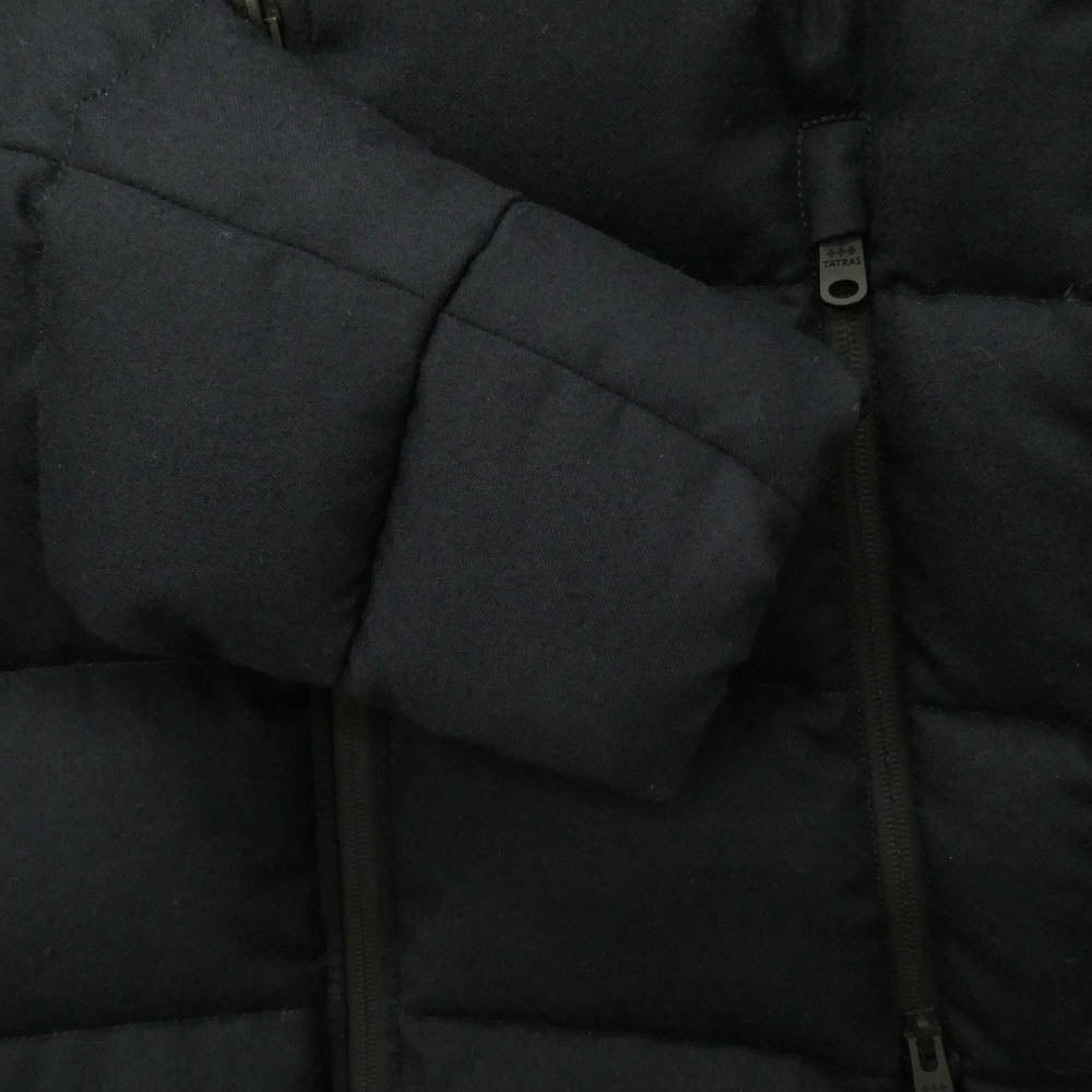 TATRAS タトラス 20AW MTKE20A4148 AGORDO アゴルド フード着脱可 ウール ダウン ジャケット ブラック系 02【中古】