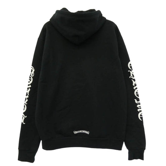 CHROME HEARTS クロムハーツ（原本無） SWTSHRT HD ZIP ヴァーティカル ダガージップ フーディー パーカー ブラック系 M【中古】