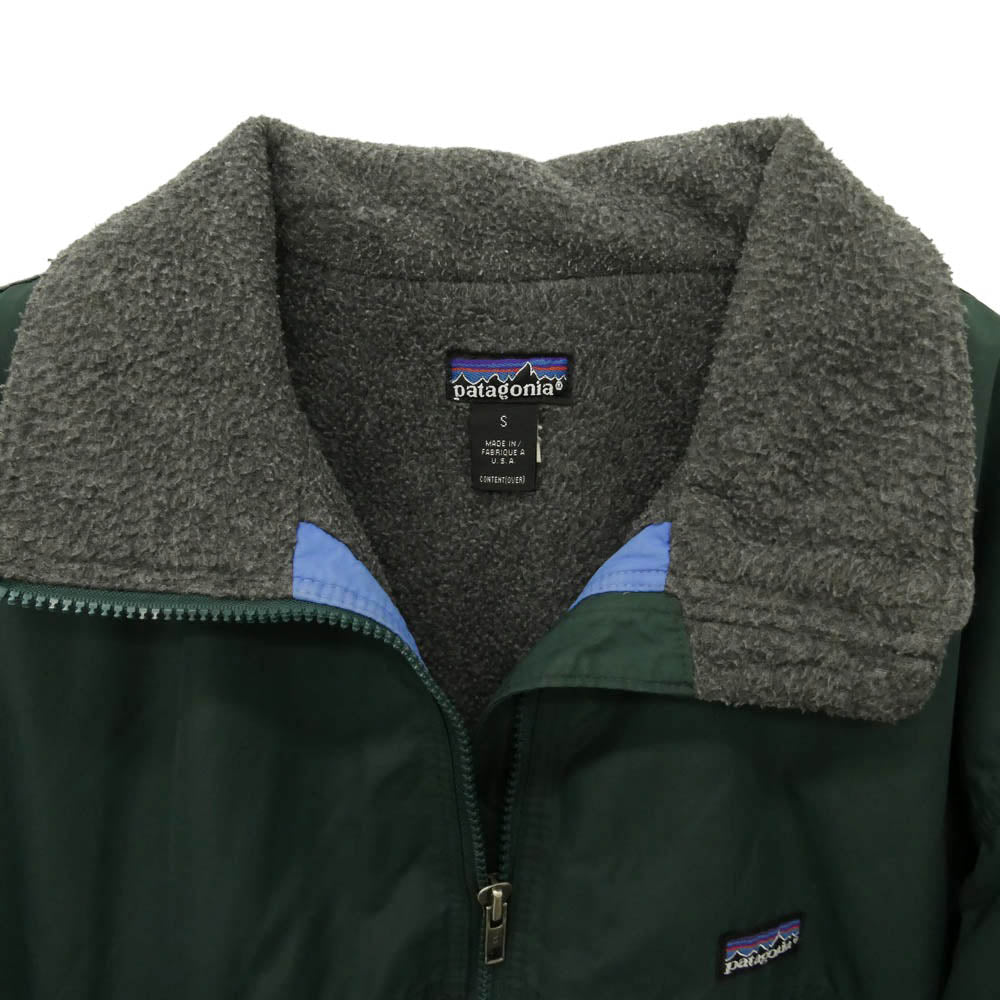 patagonia パタゴニア 92AW 90s 92年 USA製 SHELLED SYNCHILLA JACKET シェルドシンチラ ジャケット ハンターグリーン グリーン系 S【中古】