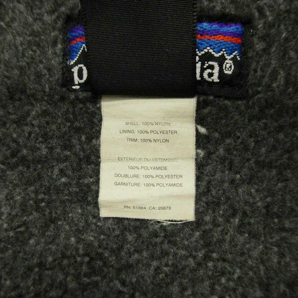 patagonia パタゴニア 92AW 90s 92年 USA製 SHELLED SYNCHILLA JACKET シェルドシンチラ ジャケット ハンターグリーン グリーン系 S【中古】