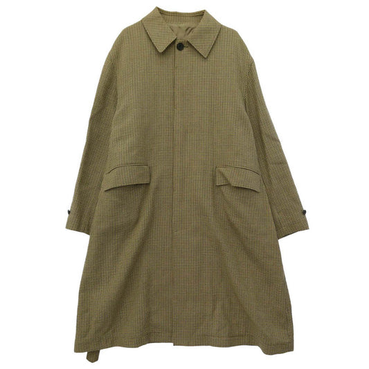ssstein シュタイン ST 063 OVERSIZED DOWN PAT COAT Gun Club Check ガンクラブチェック オーバーサイズ ベルト コート ブラウン系 M【中古】