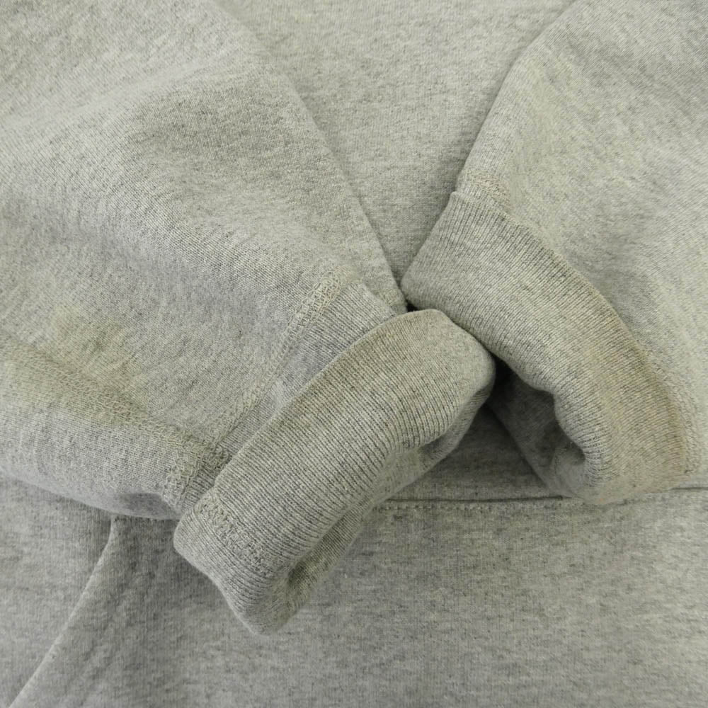 Supreme シュプリーム 13AW Small Box Logo Half Zip Hoodie スモール ボックスロゴ ハーフジップ フーディー パーカー スウェット グレー系 L【中古】