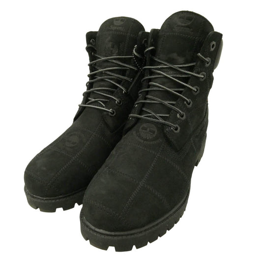 Supreme シュプリーム Timberland ティンバーランド 25AW TB0A5TBZW05 × Timberland Patchwork 6 Inch Premium Boot ティンバーランド パッチワーク プレミアム ワーク ブーツ ブラック系 27cm【美品】【中古】