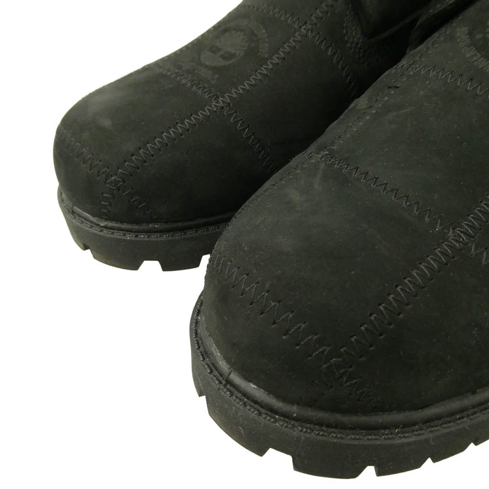 Supreme シュプリーム Timberland ティンバーランド 25AW TB0A5TBZW05 × Timberland Patchwork 6 Inch Premium Boot ティンバーランド パッチワーク プレミアム ワーク ブーツ ブラック系 27cm【美品】【中古】