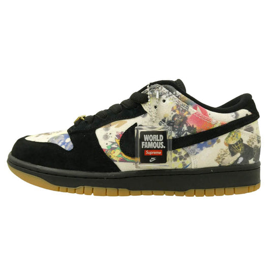 Supreme シュプリーム NIKE SB ナイキエスビー 23AW FD8778-001 × Nike SB Dunk Low ナイキ ダンク ロー ラメルジ ローカットスニーカー ブラック系 マルチカラー系 27cm【新古品】【未使用】【中古】