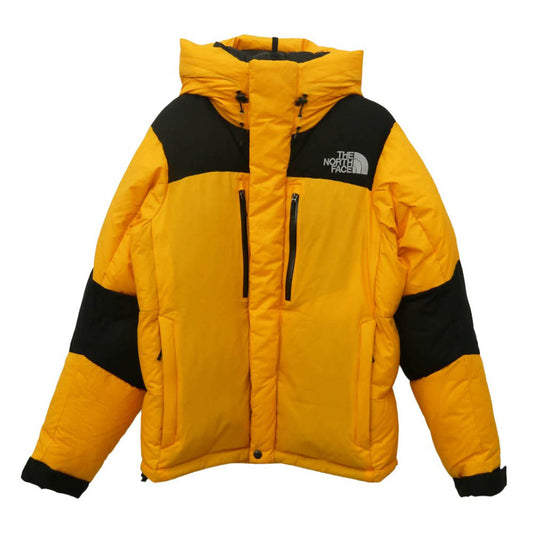 THE NORTH FACE ノースフェイス ND91950 BALTRO LIGHT JACKET バルトロ ライト フーデッド ダウン ジャケット イエロー系 L【中古】