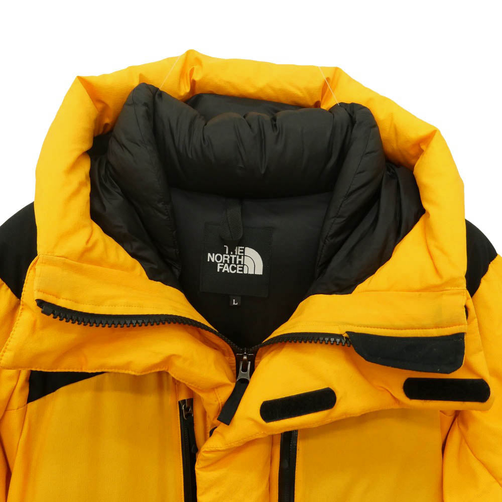 THE NORTH FACE ノースフェイス ND91950 BALTRO LIGHT JACKET バルトロ ライト フーデッド ダウン ジャケット イエロー系 L【中古】