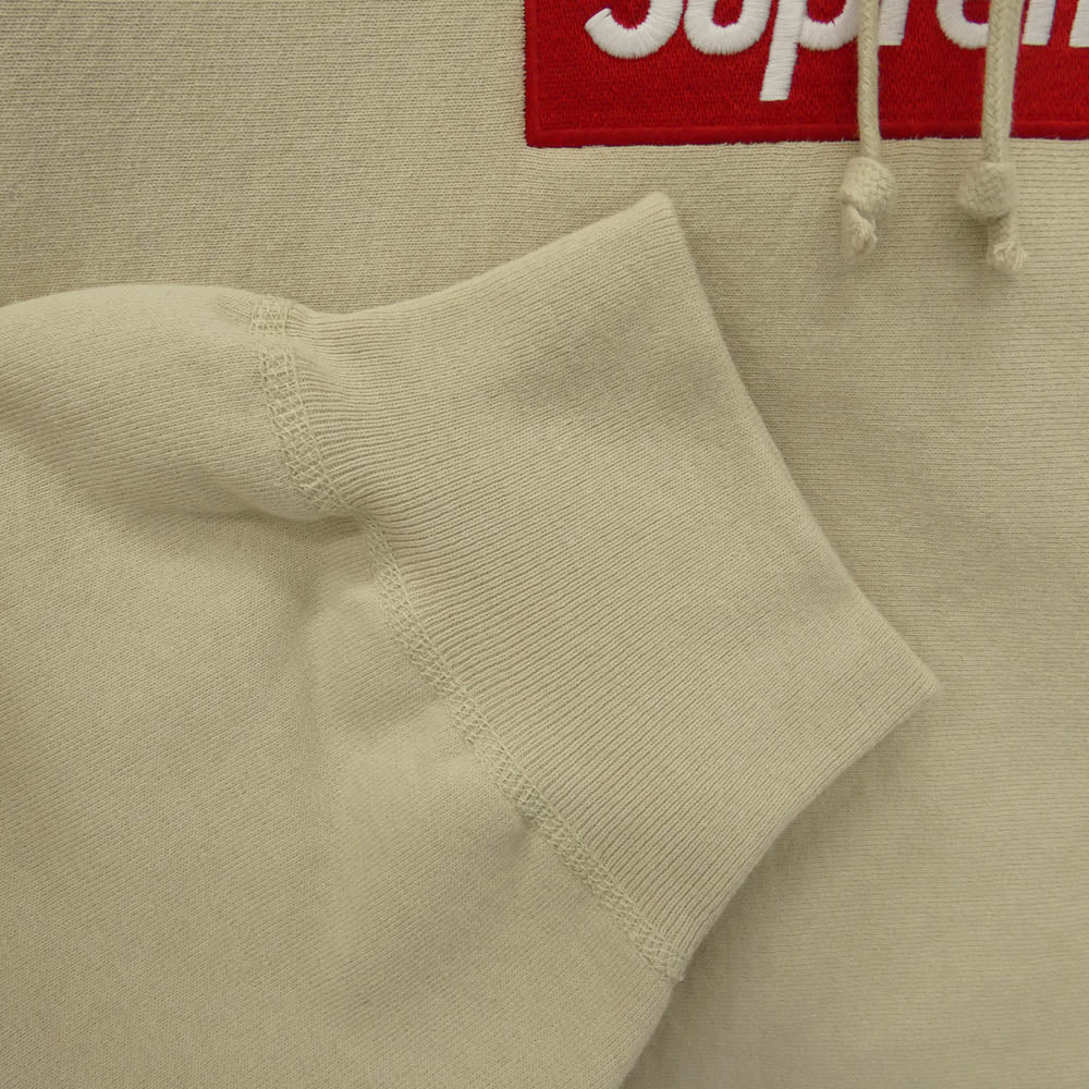 Supreme シュプリーム 24AW Box Logo Hooded Sweatshirt stone ボックスロゴ プルオーバー フーデッド スウェット シャツ フーディ ストーン ベージュ系 XL【新古品】【未使用】【中古】