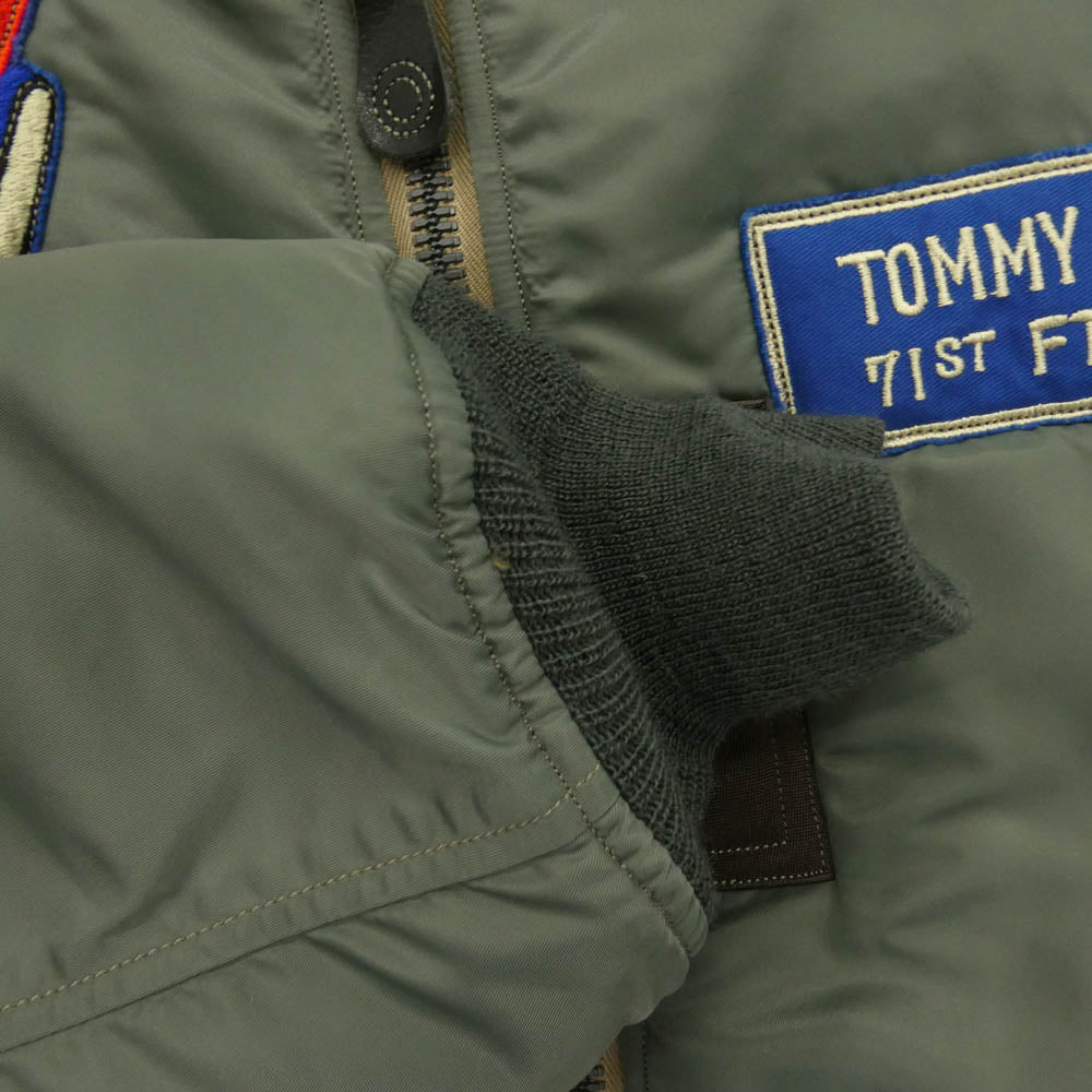 Buzz Rickson's バズリクソンズ BR15747 Type MA-1 1st MODEL 71st Fighter Interceptor Squadron MA1 フライト ジャケット モスグリーン系 M【中古】