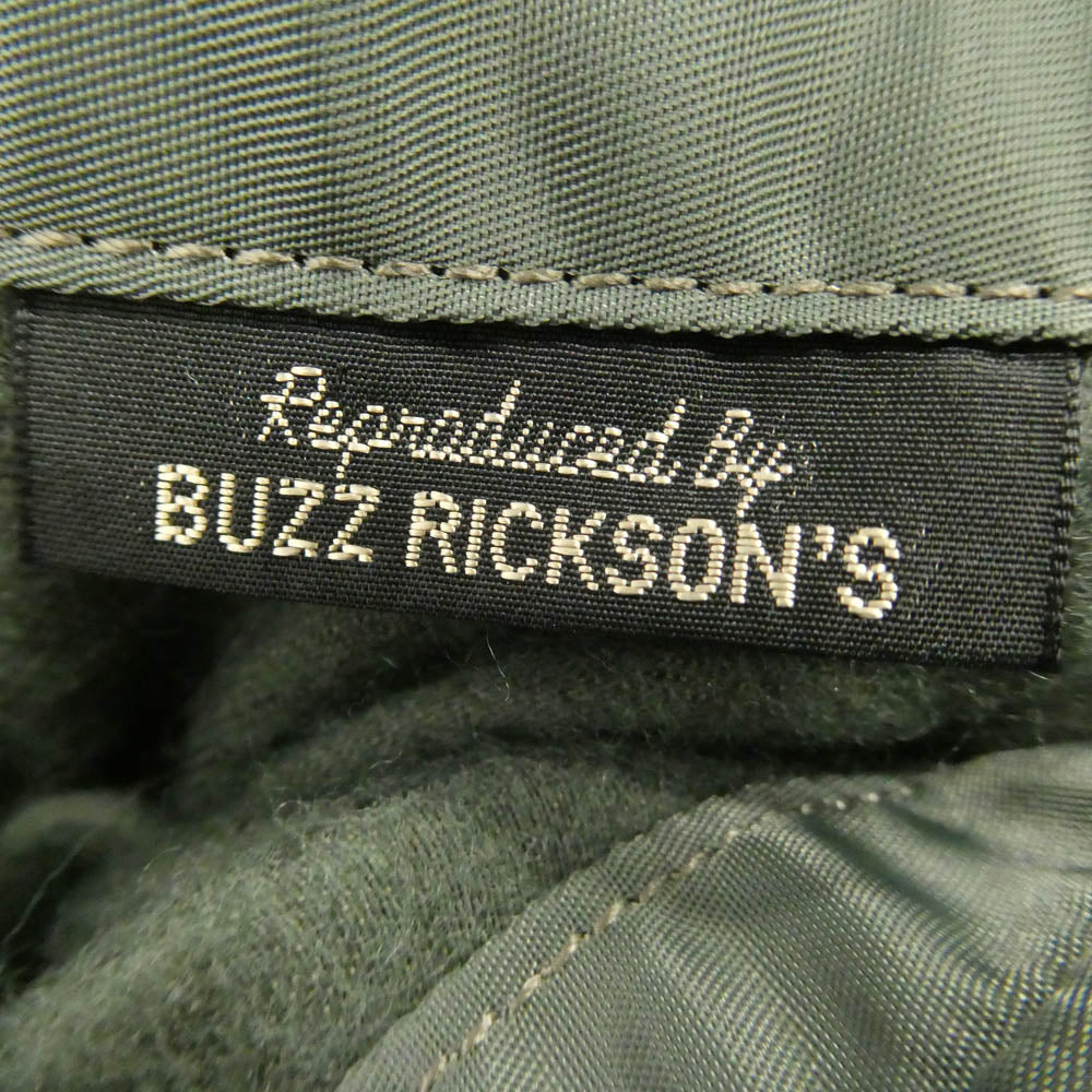 Buzz Rickson's バズリクソンズ BR15747 Type MA-1 1st MODEL 71st Fighter Interceptor Squadron MA1 フライト ジャケット モスグリーン系 M【中古】