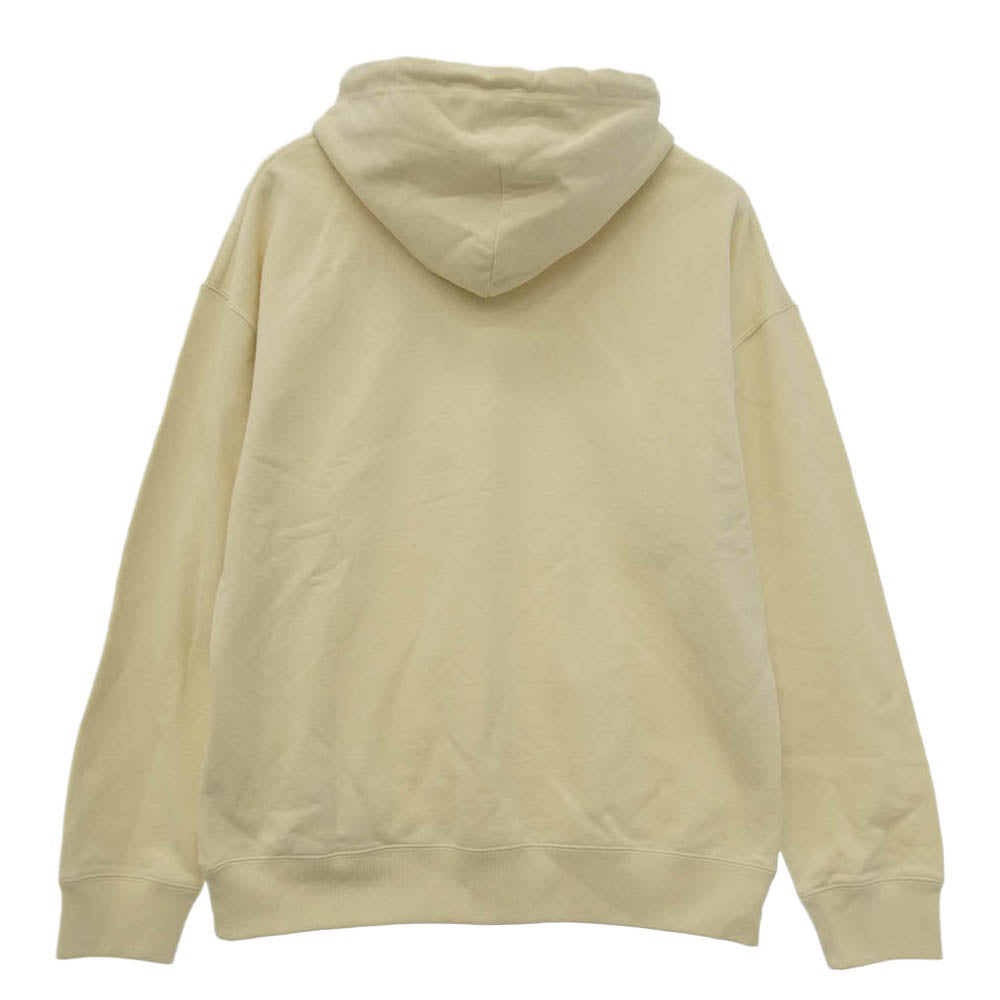LOEWE ロエベ 23SS HB44Y24X04 ハウルの動く城 カルシファー レザーパッチ フーディ プルオーバー パーカー オフホワイト系 XS【美品】【中古】