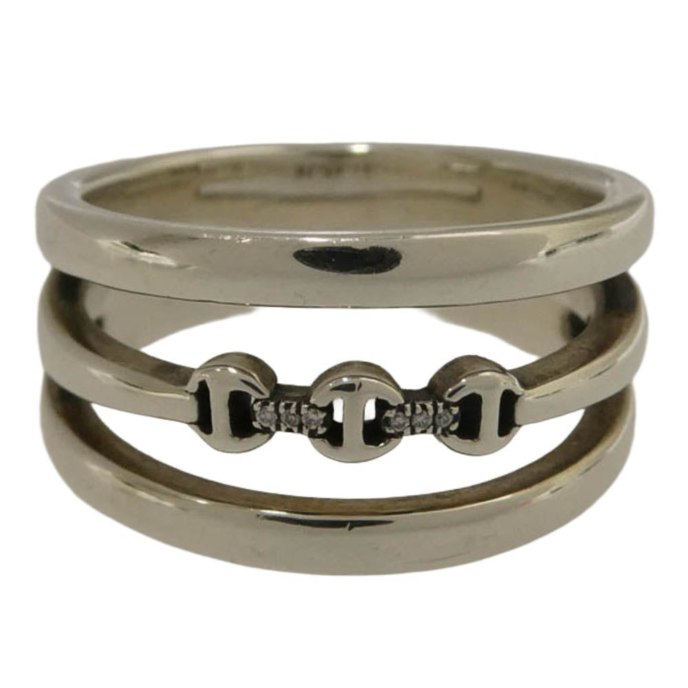 HOORSENBUHS ホーセンブース ASSET RING アセット リング ダイヤ シルバー系 23.5号【中古】