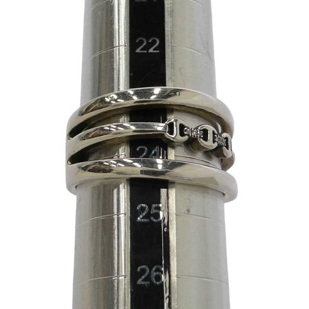 HOORSENBUHS ホーセンブース ASSET RING アセット リング ダイヤ シルバー系 23.5号【中古】