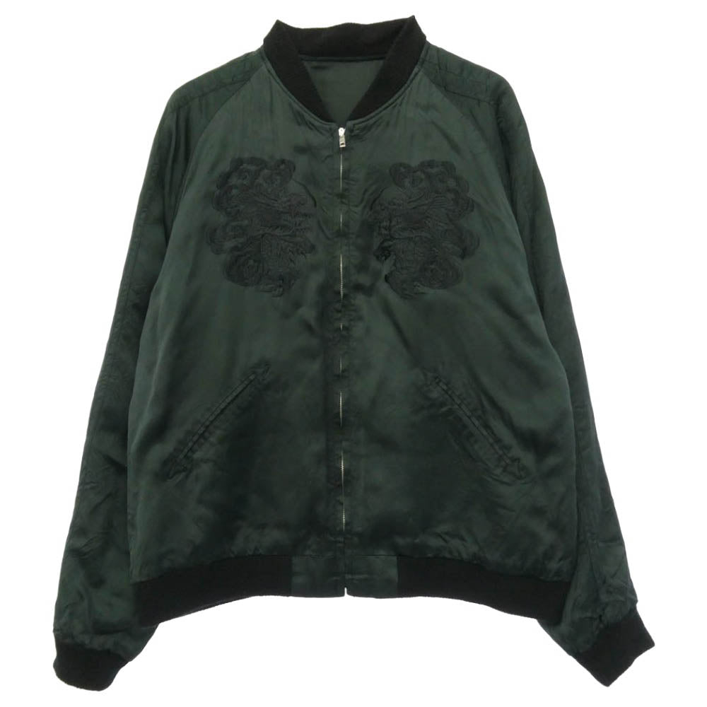 Y's Yohji Yamamoto ワイズ ヨウジヤマモト TAILOR TOYO テイラー東洋 YF-Y50-505 TAILOR TOYO テイラー東洋 Y's 1972 SUKAJAN 港商 ワイズ 50周年 スカジャン ジャケット ブラック系 4【中古】