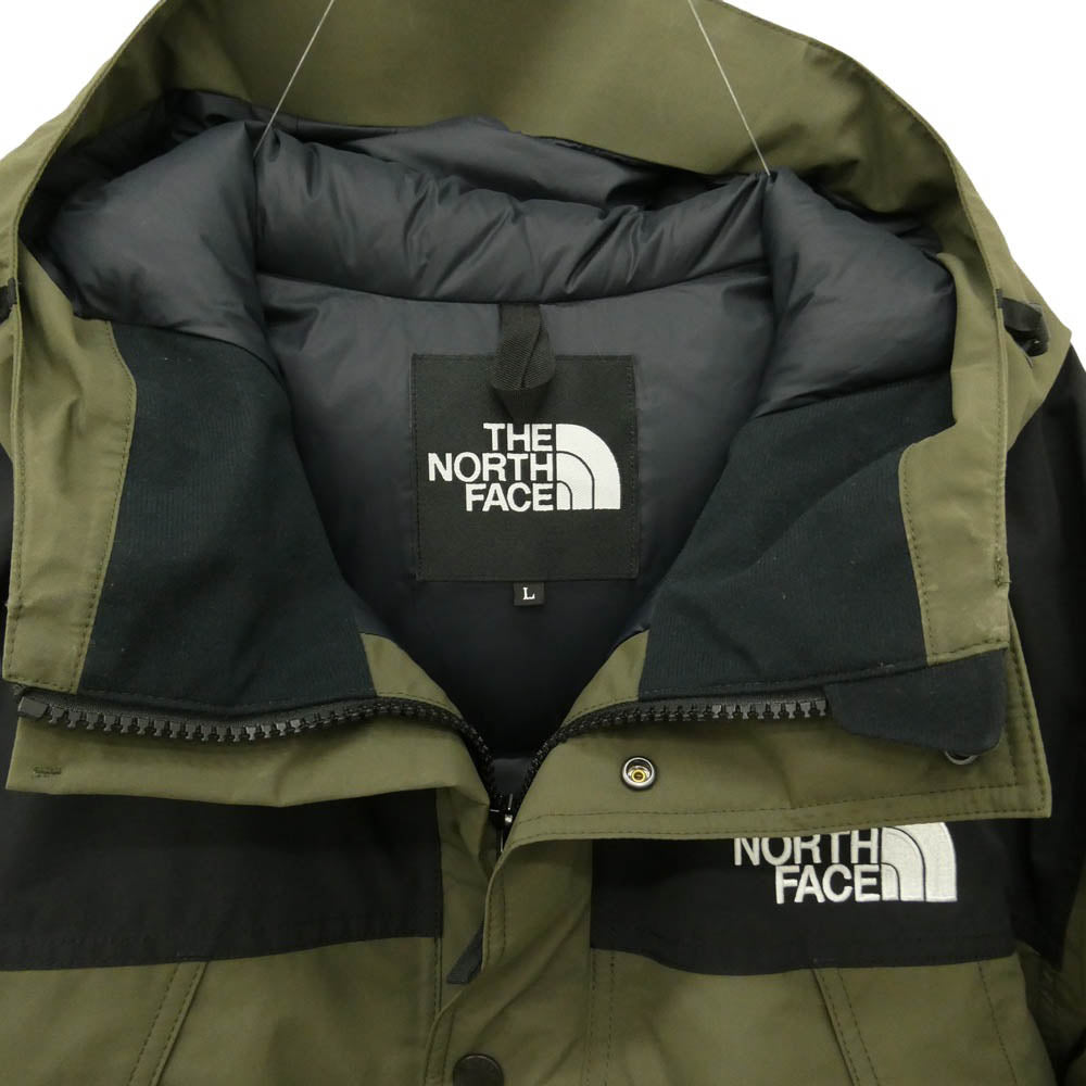 THE NORTH FACE ノースフェイス ND92454 MOUNTAIN DOWN JACKET マウンテン ダウン ジャケット カーキ系 L【中古】