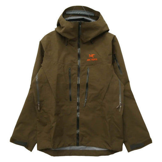 ARC'TERYX アークテリクス X000009899 ALPHA SV JACKET GORE-TEX アルファ ゴアテックス ナイロン シェルジャケット ブラウン系 M【美品】【中古】