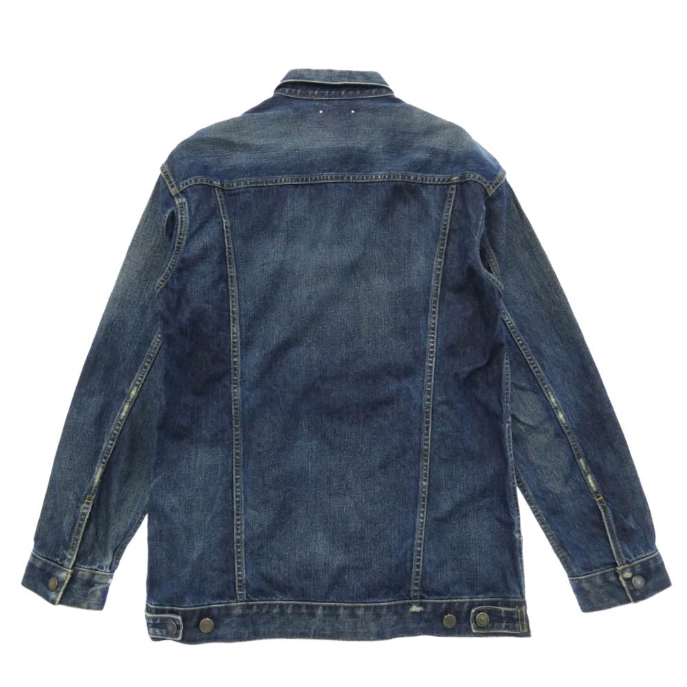 MINEDENIM マインデニム 1609-8002-85-003 3rdタイプ ダメージ加工 Gジャン デニム ジャケット インディゴブルー系【中古】