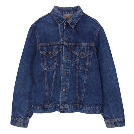 Levi's リーバイス 60s 70s 70505 4th BIGE ボタン裏刻印525 デニムジャケット インディゴブルー系 不明【中古】