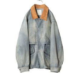 AGING DENIM HALF JACKET 画像