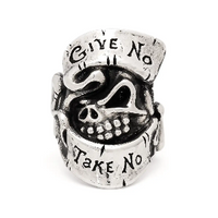 Give No Take No Skull Ring 画像