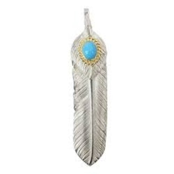 L Flight Feather with Turquoise 画像