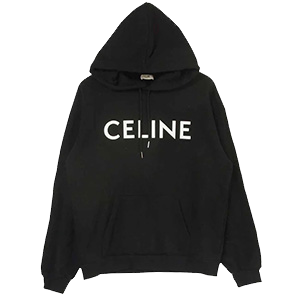 LOOSE SWEATSHIRT IN COTTON WITH CELINE PRINT 画像