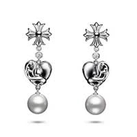 アコヤパールピアス 18K&ダイヤ 画像