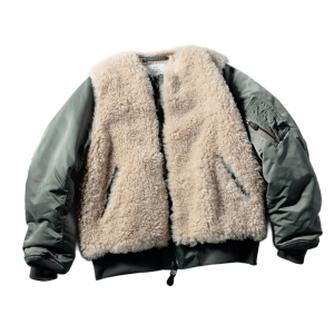 FAUX SHEARLING JACKET 画像
