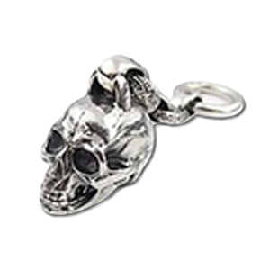 Large skull keychain 画像