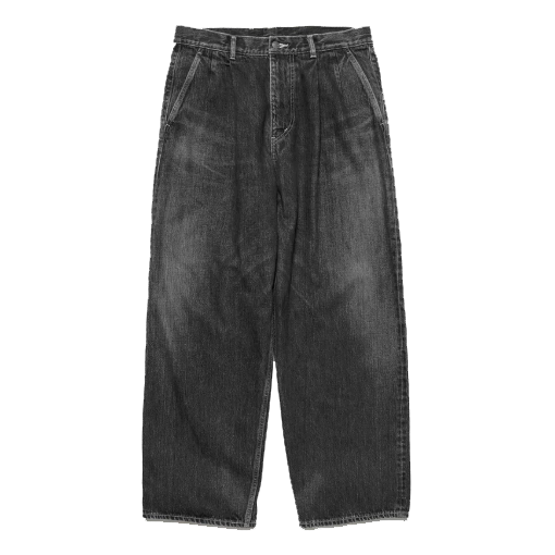 Selvage Denim Two Tuck Pants - DARK FADE 画像