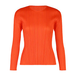 PLEATS PLEASE ISSEY MIYAKE Rib Pleats Long Sleeve Top 画像