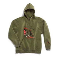 Washed Suede Hoodie 画像