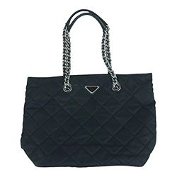 Quilted Nylon Chain Tote 画像