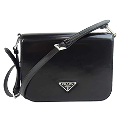 1BD308 Bl brushed Leather Shoulder Bag 画像