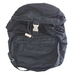 V152 Triangle Logo Nylon Backpack 画像