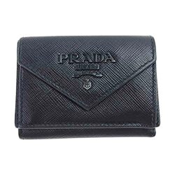 1MH021 Saffiano Leather Compact Wallet 画像