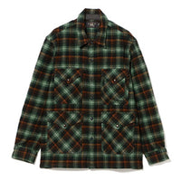 Plaid Wool Twill Overshirt 画像