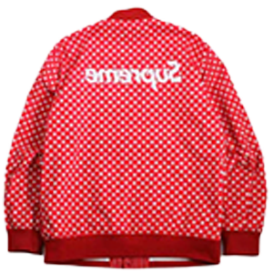 シュプリーム 14SS × COMME des GARCONS SHIRTReversible Varsity Baseball Jacket 画像