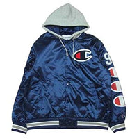 18AW Hooded Satin Varsity Jacket 画像