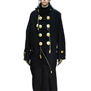 メルトンデカ金釦コート 画像