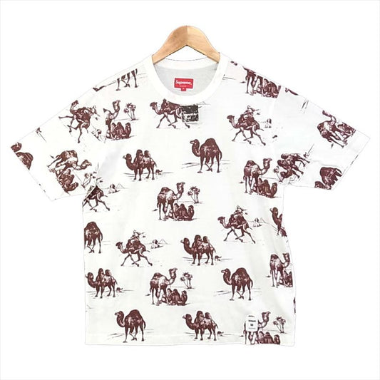 Supreme シュプリーム 12SS Camels Tee キャメル ラクダ プリント 半袖 Tシャツ 白 白 M【美品】【中古】