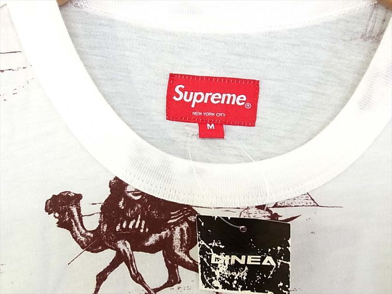Supreme シュプリーム 12SS Camels Tee キャメル ラクダ プリント 半袖 Tシャツ 白 白 M【美品】【中古】