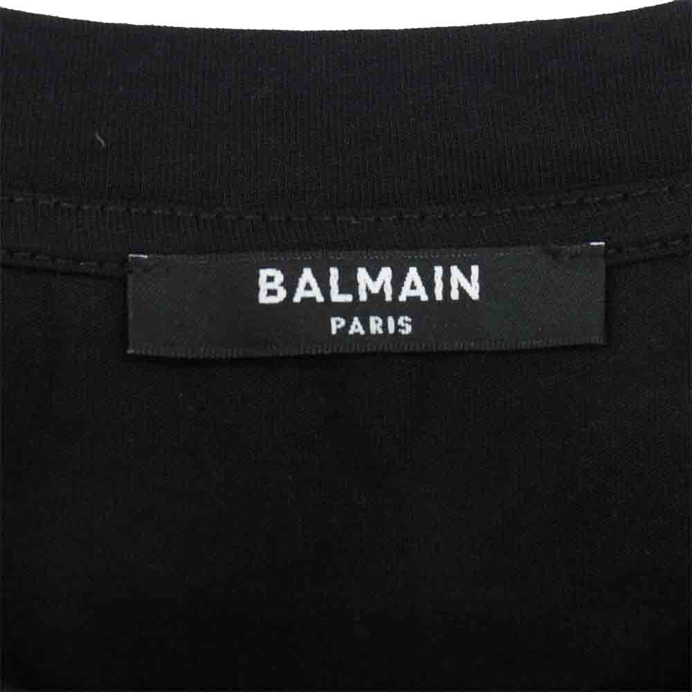 BALMAIN バルマン ロゴ Tシャツ ブラック系 L【中古】