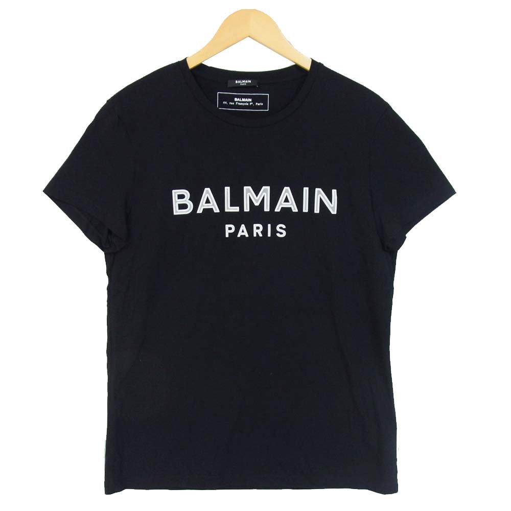 BALMAIN バルマン ロゴ Tシャツ ブラック系 L【中古】