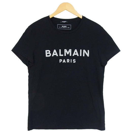BALMAIN バルマン ロゴ Tシャツ ブラック系 L【中古】