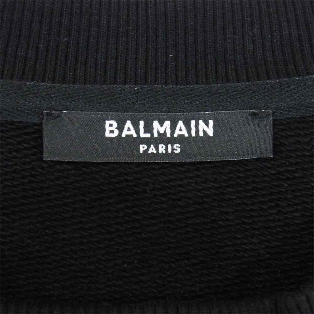 BALMAIN バルマン ロゴ スウェット ブラック系 L【中古】
