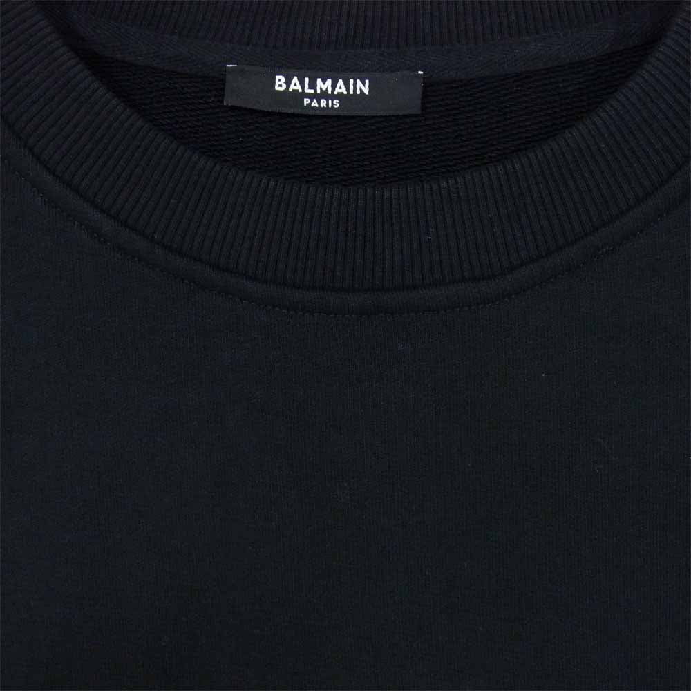 BALMAIN バルマン ロゴ スウェット ブラック系 L【中古】