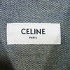 CELINE セリーヌ 国内正規品 トラッカー デニム 刺繍 ジャケット インディゴブルー系 L【中古】
